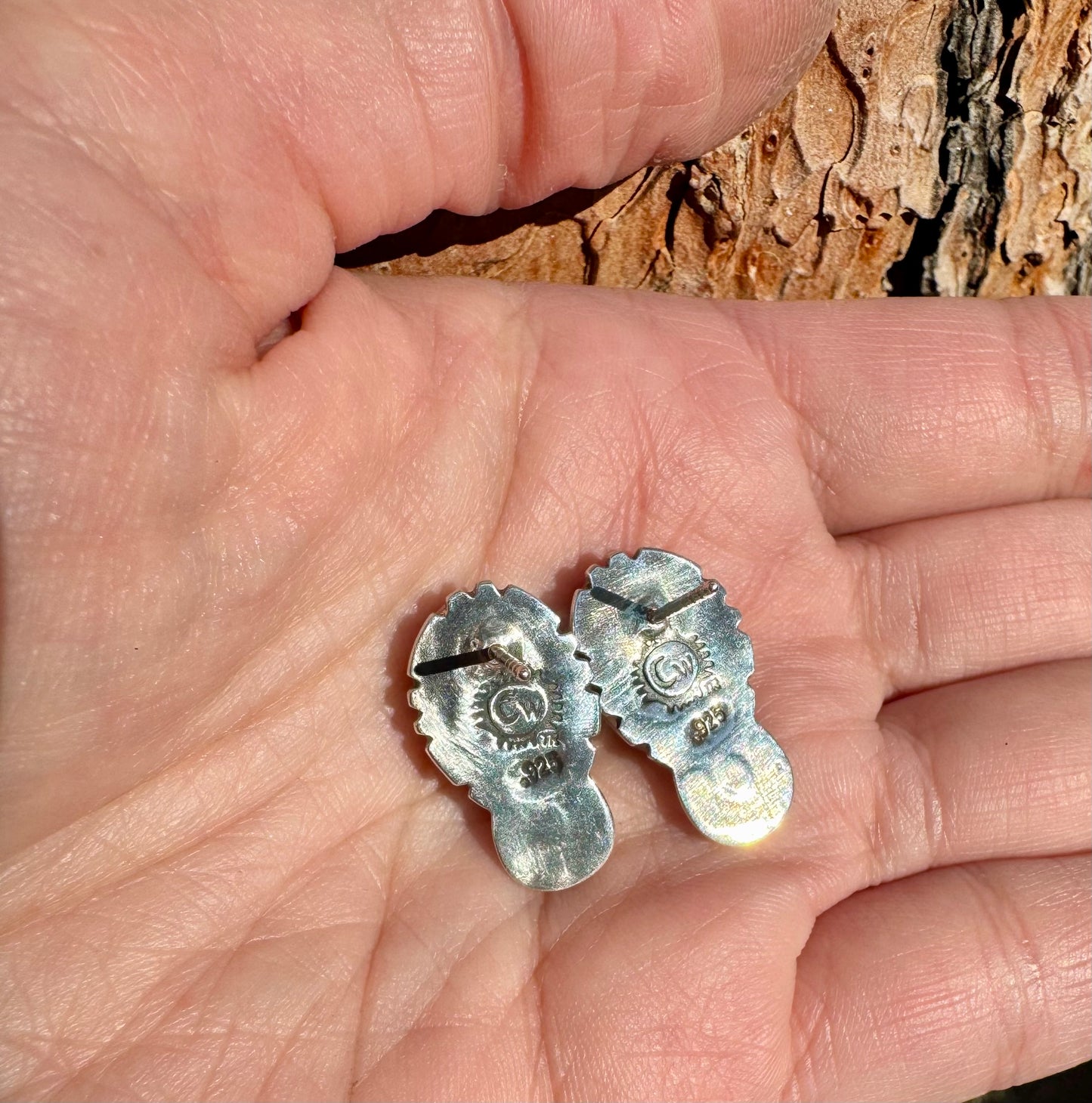 Pilot Mountain Turquoise Earrings