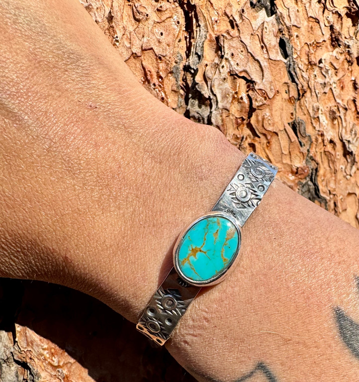 Petite Royston Turquoise Cuff