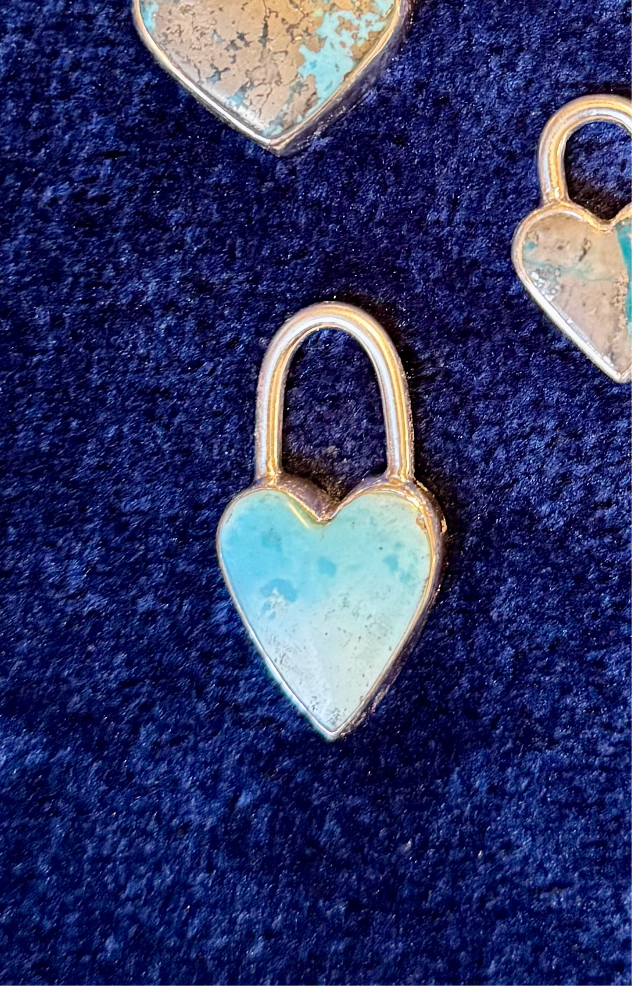 SS Kingman Heart Pendant