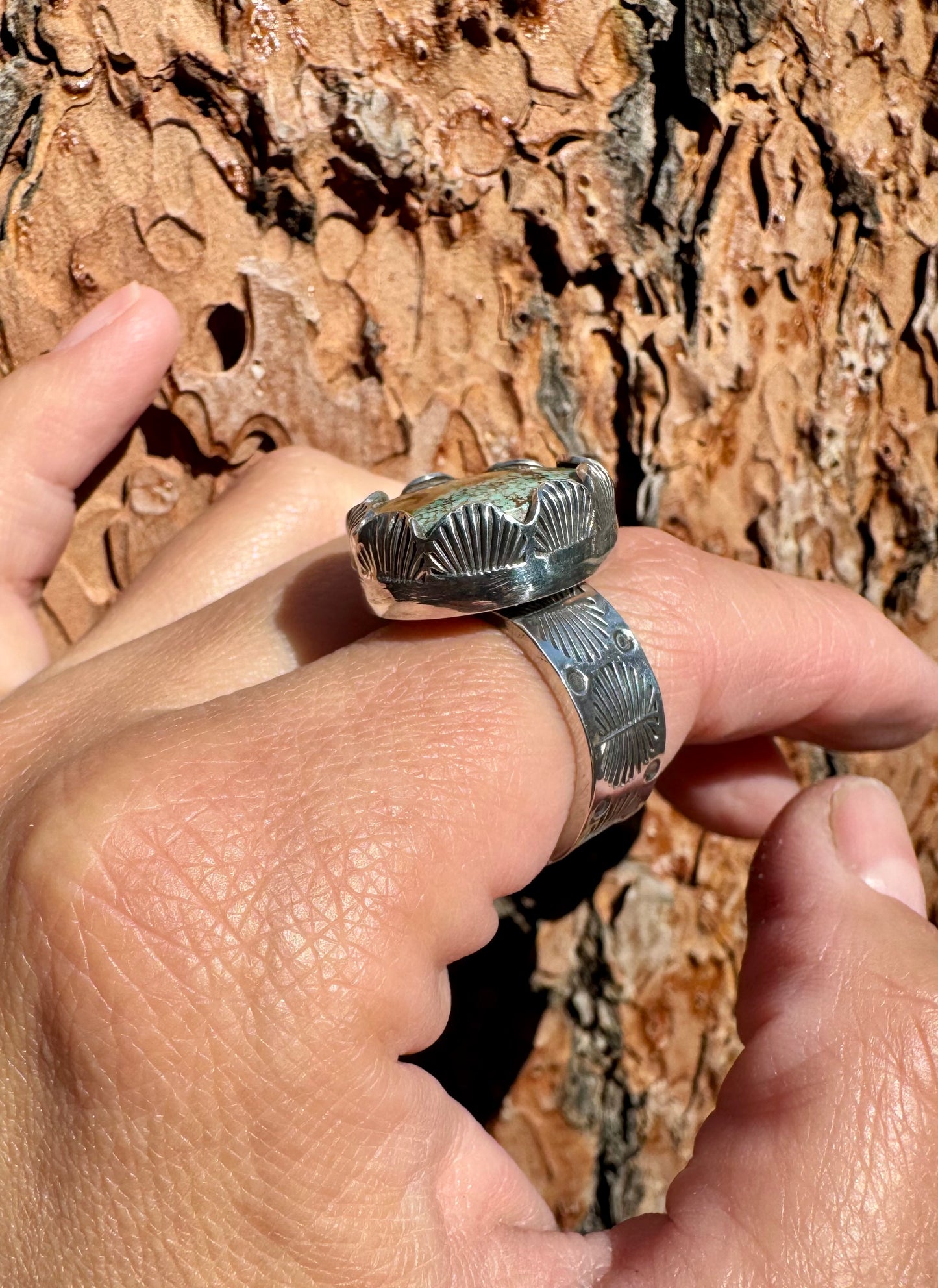 Pilot Mountain Turquoise Ring