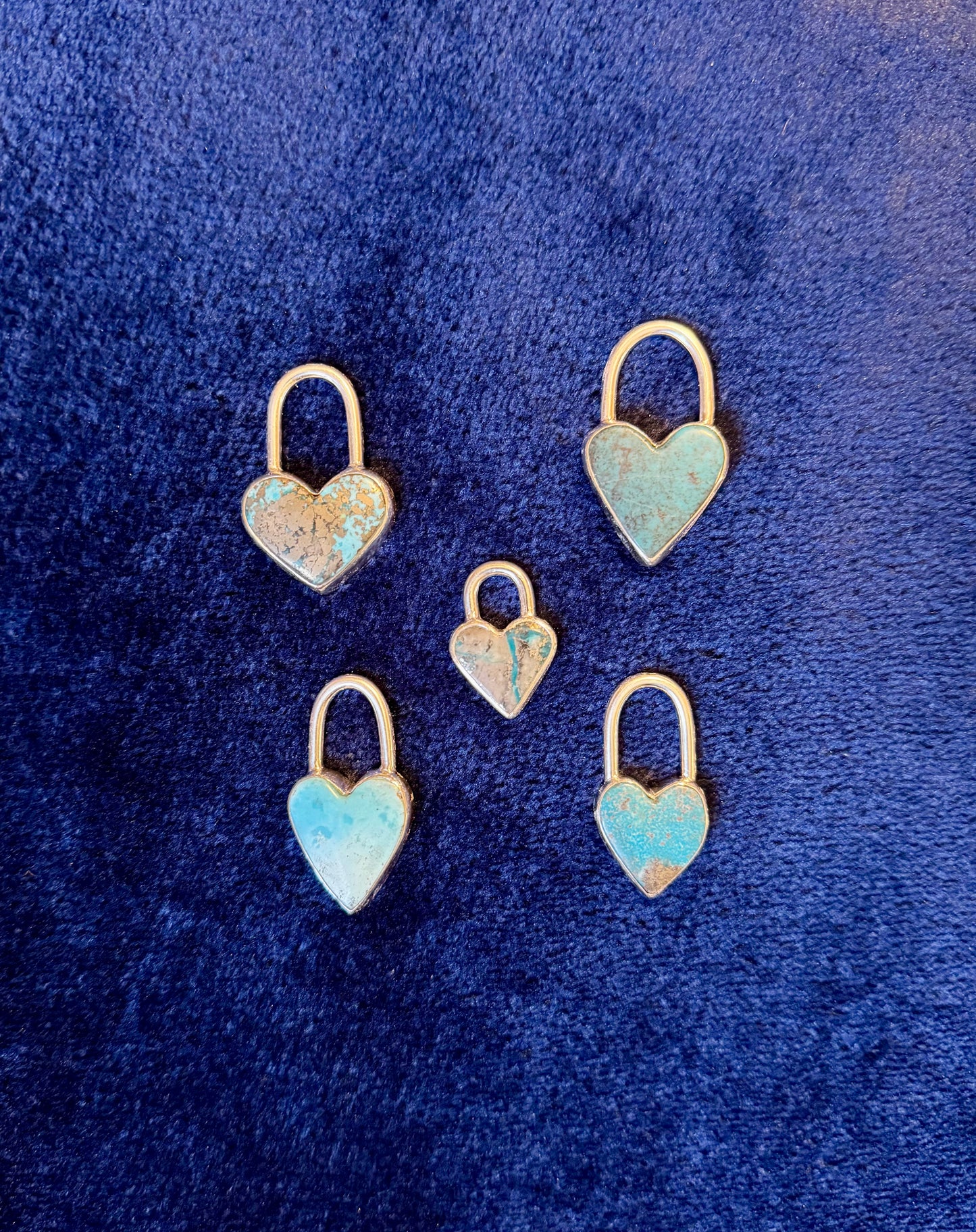 SS Kingman Heart Pendant