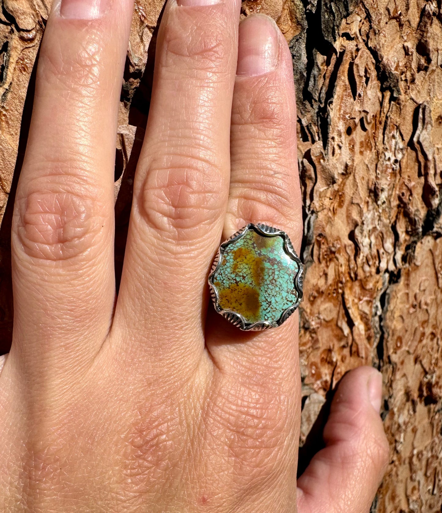 Pilot Mountain Turquoise Ring