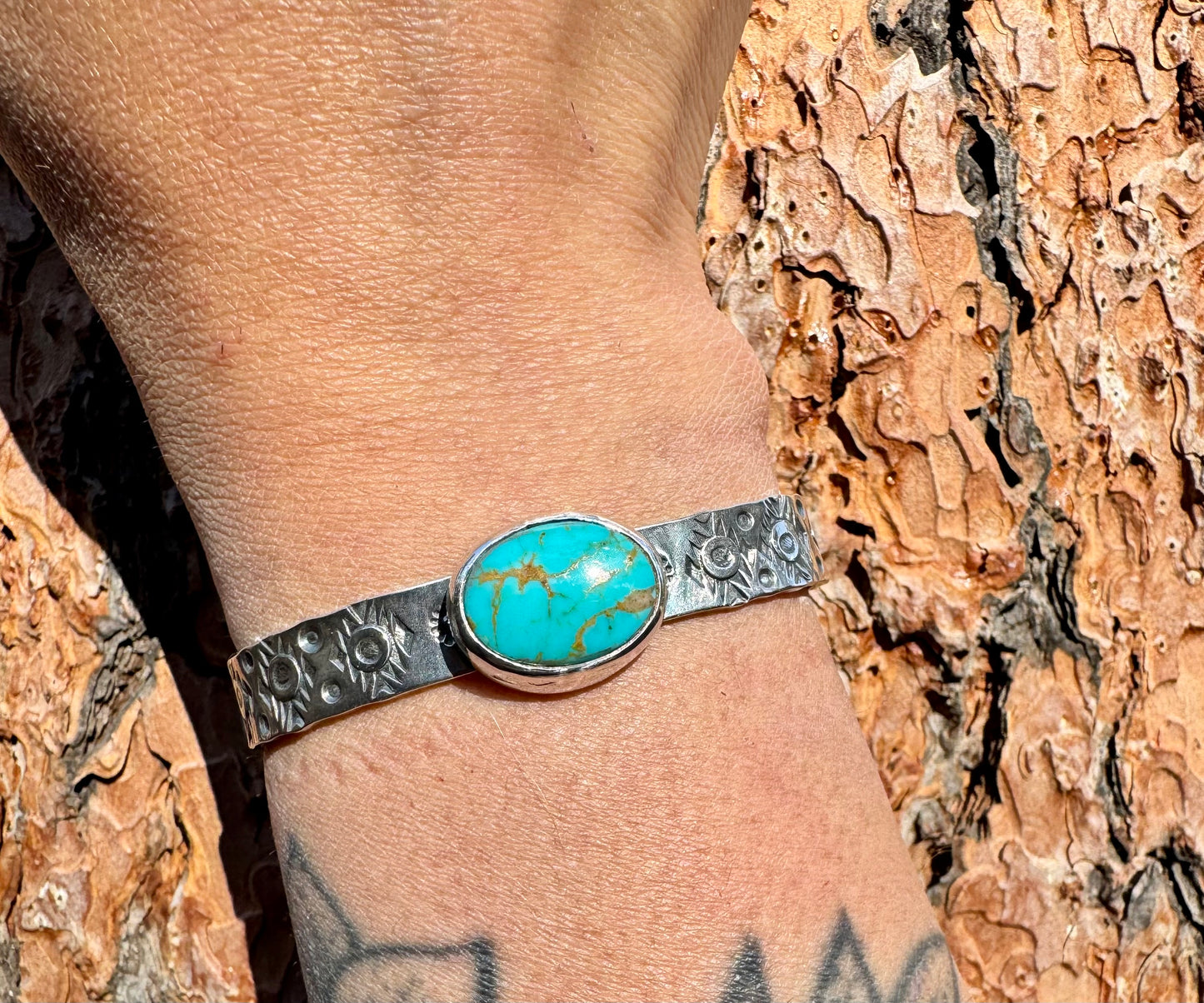 Petite Royston Turquoise Cuff