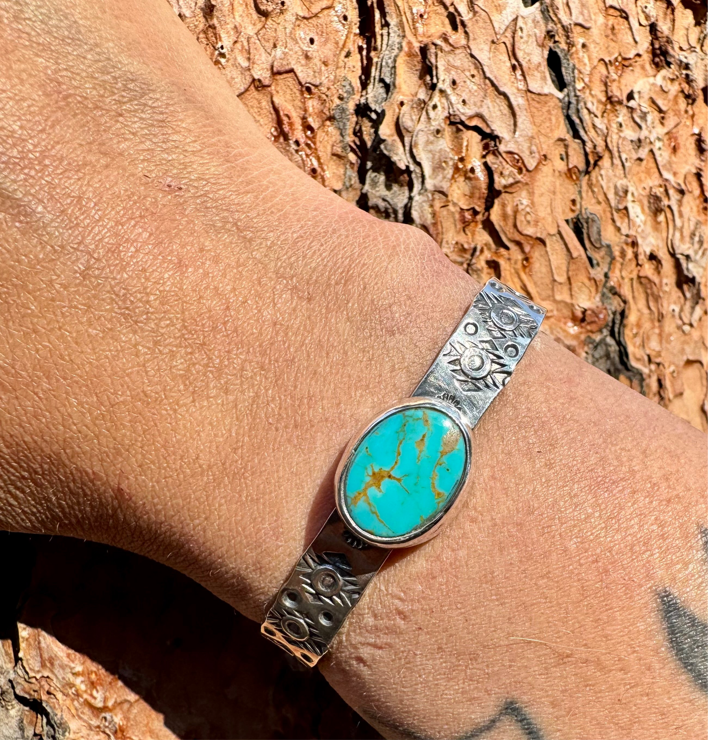 Petite Royston Turquoise Cuff