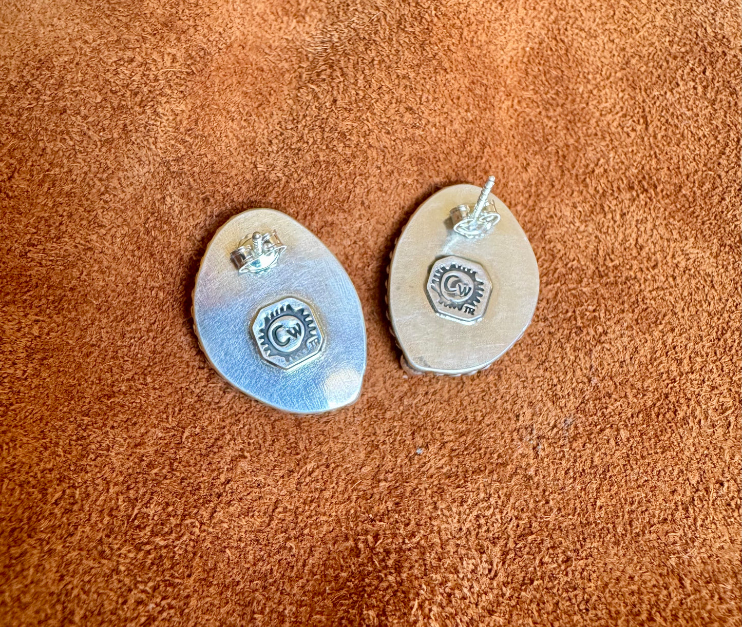 SS Stone Mountain Stud Earrings