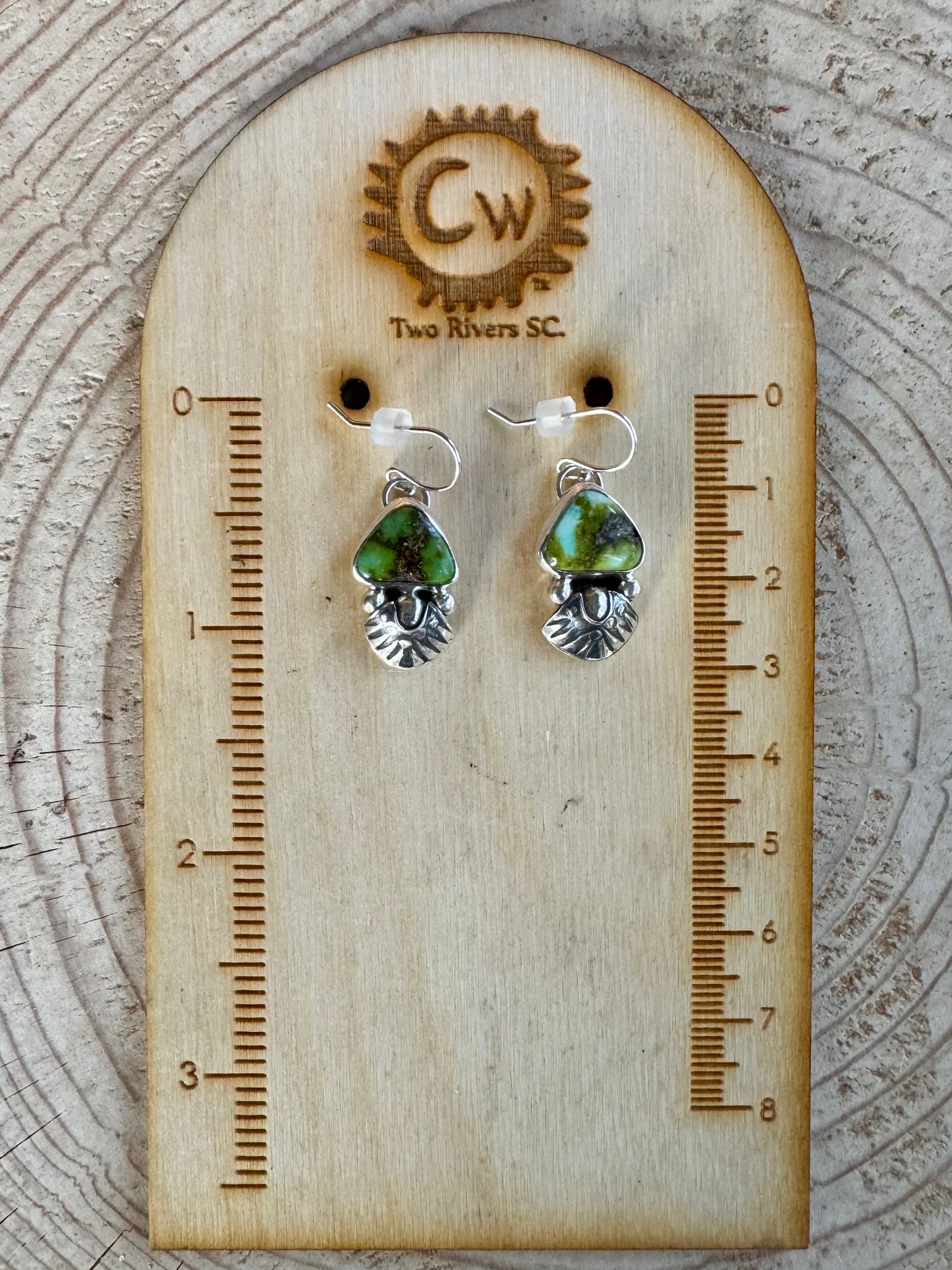 SS Sonoran Gold Turquoise Earrings