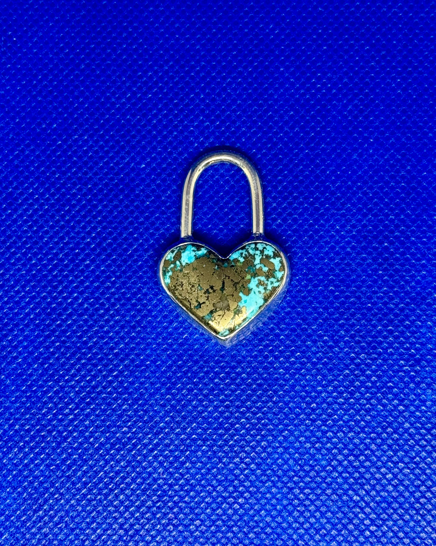 SS Kingman Heart Locket Pendant