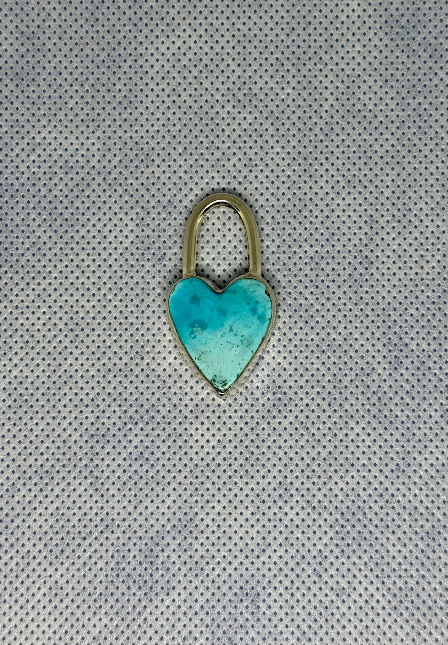 SS Kingman Heart Pendant