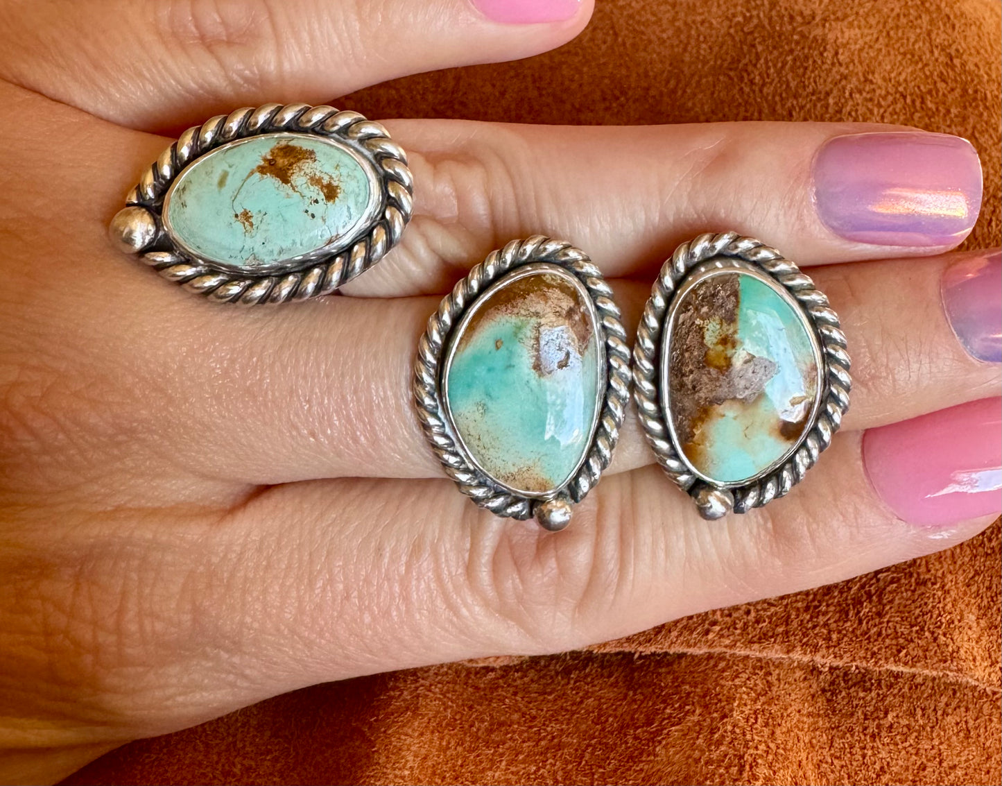 SS Stone Mountain Stud Earrings