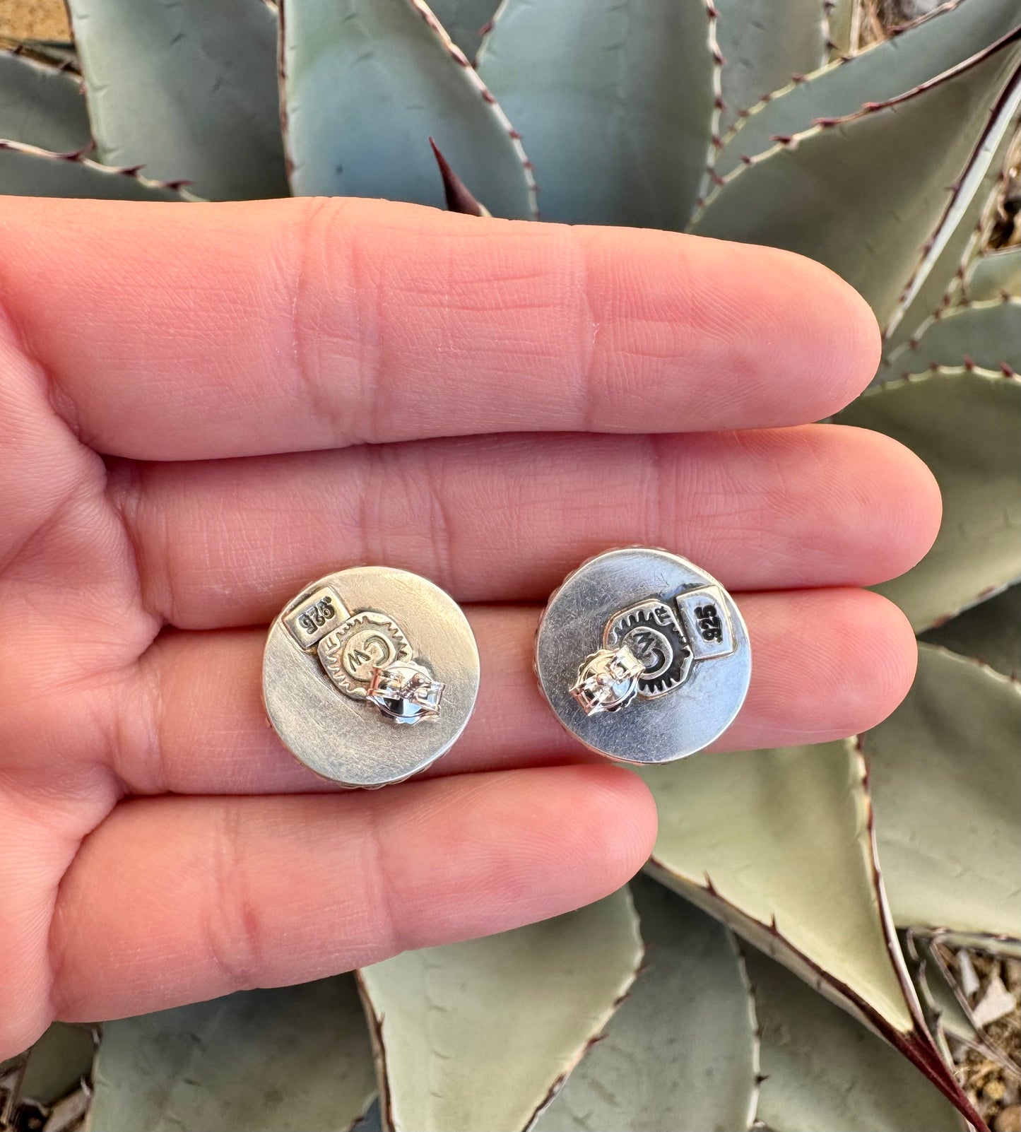 Stone Mountain Stud Earrings