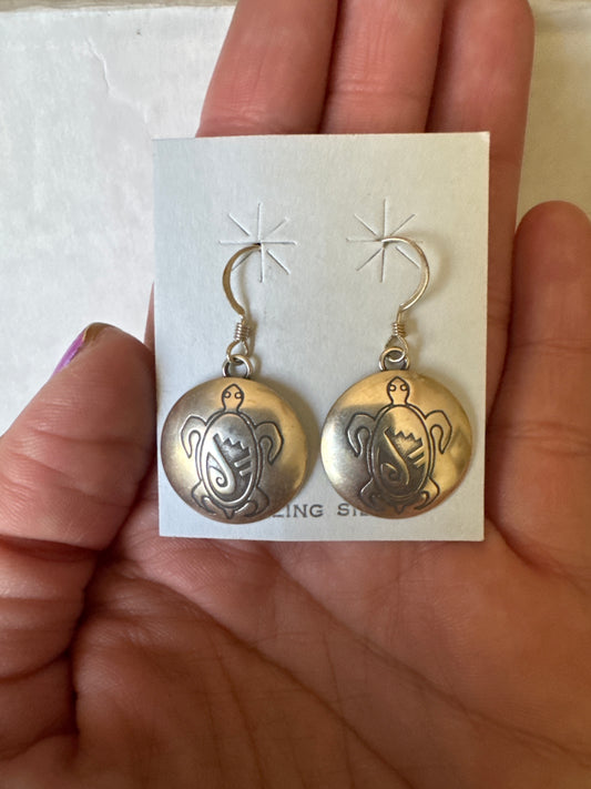 Vintage sterling Hopi earrings