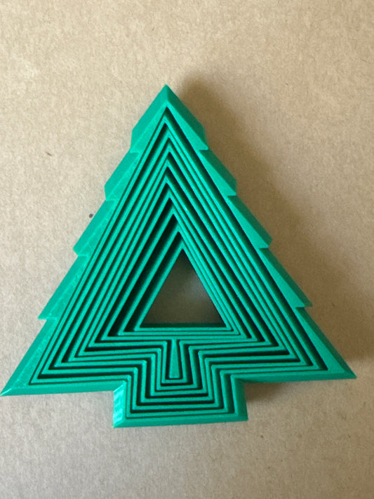 3D printed fidget Xmas tree