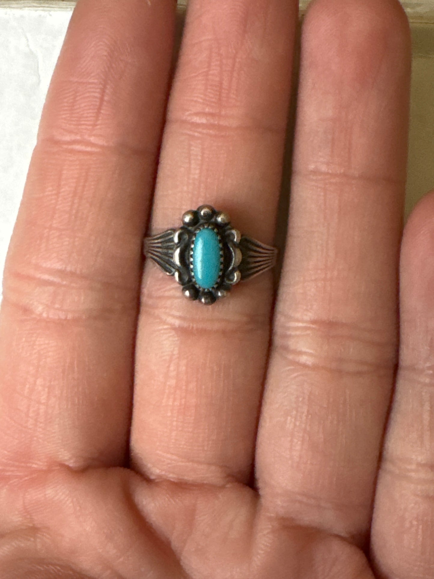 Vintage turquoise ring