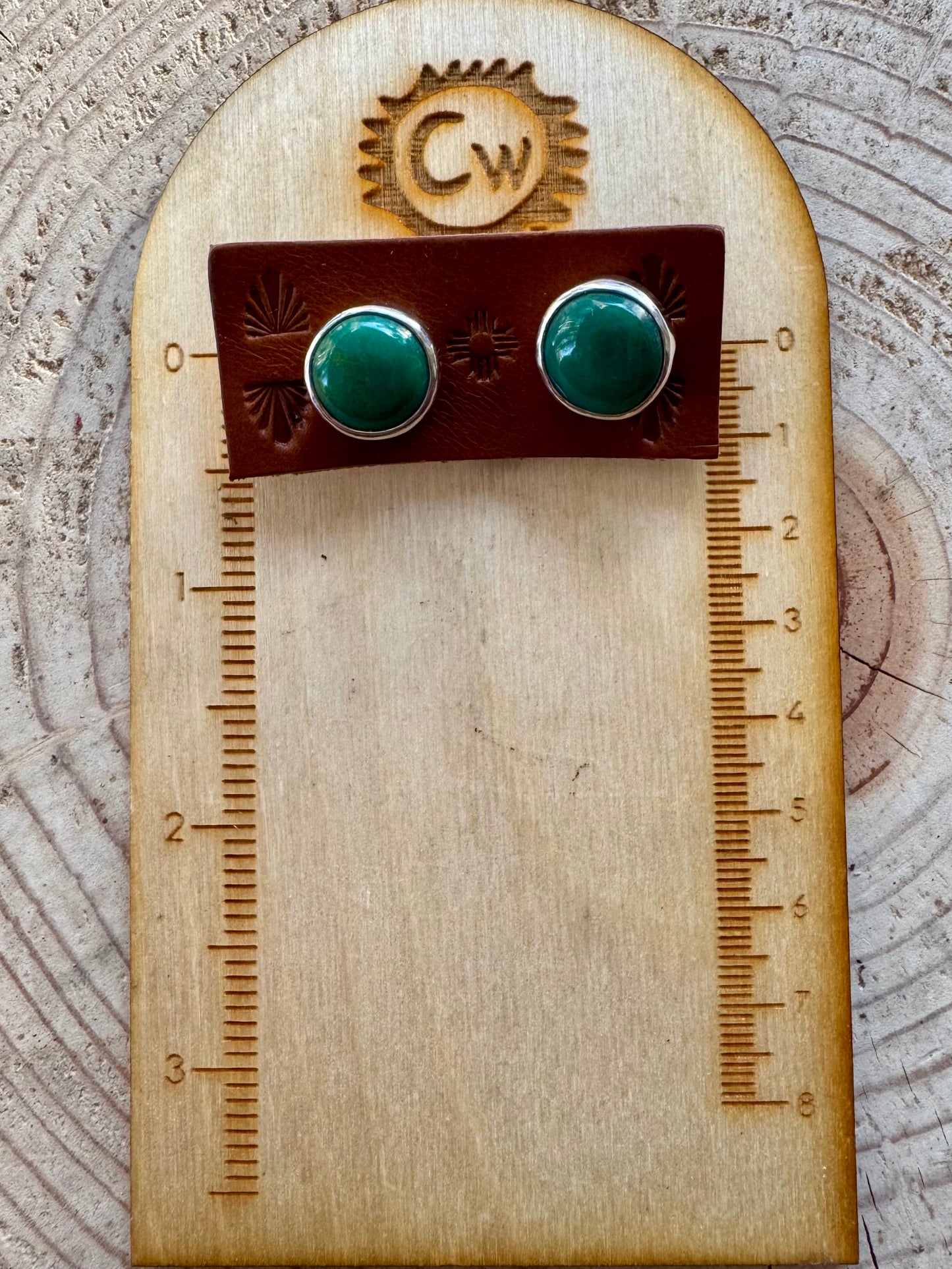 SS Mexican Turquoise Earrings