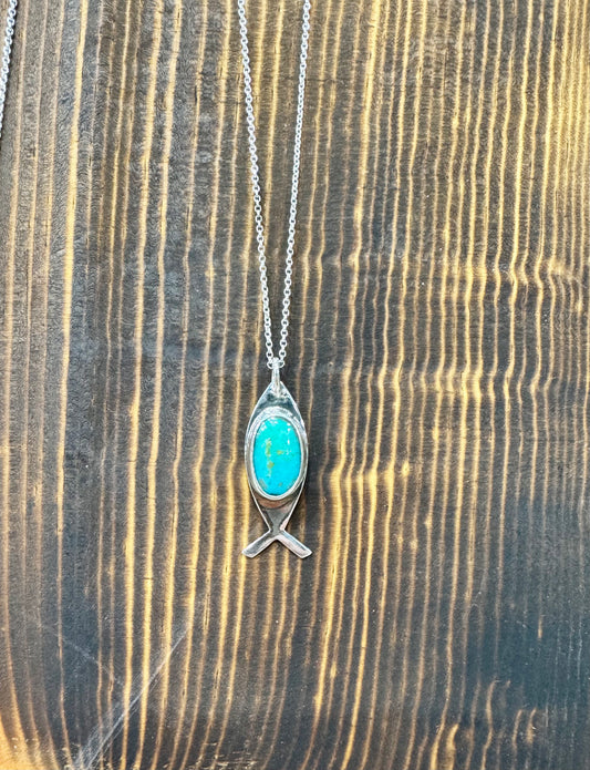 Ichthys “Jesus Fish” necklace
