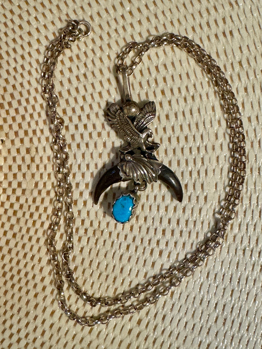 Vintage Native American Dean Brown Pendant