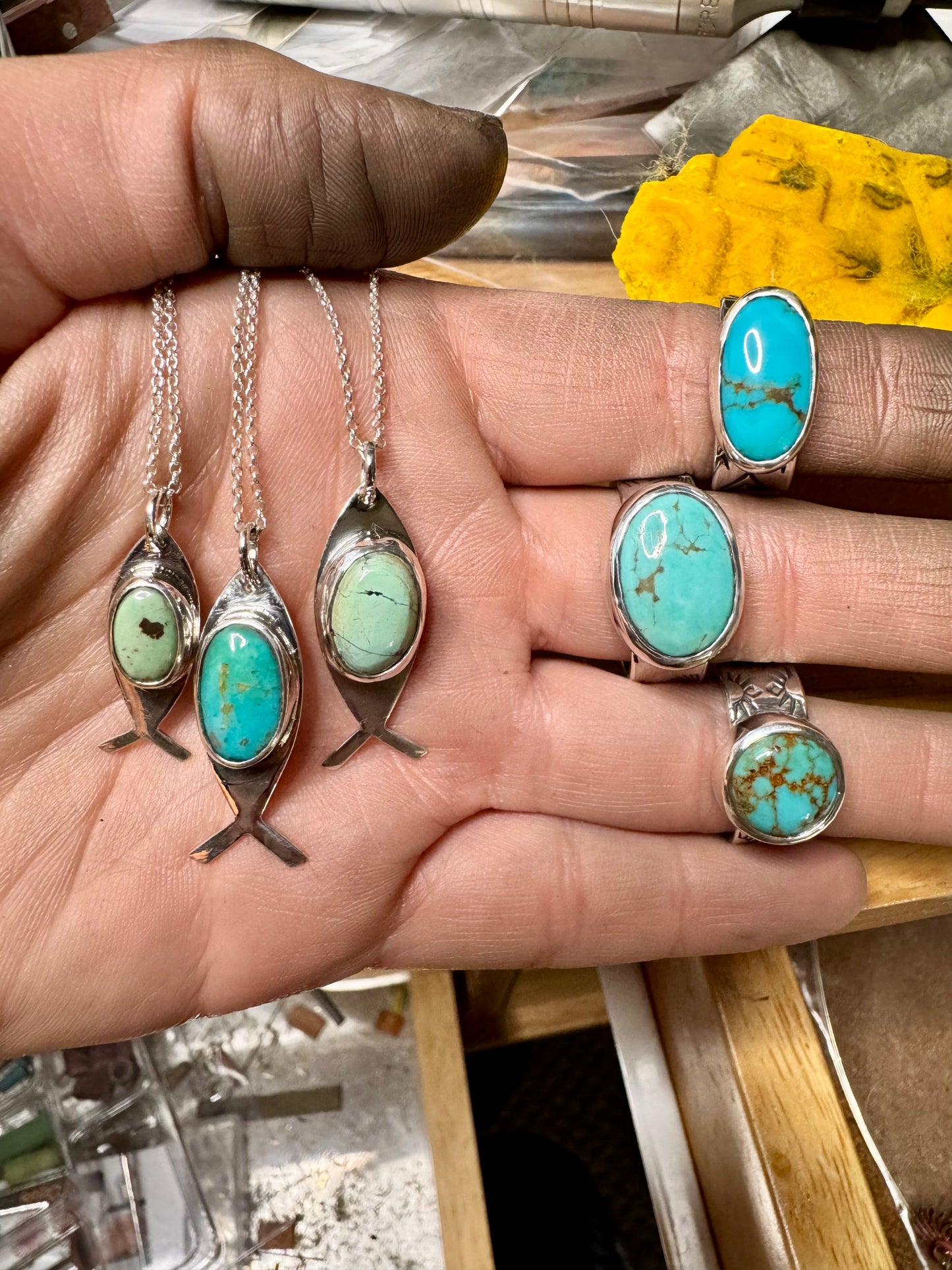 Pilot Mountain Turquoise Ring