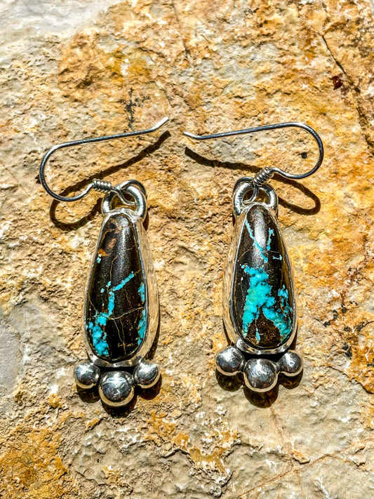 Blackjack Turquoise Earrings