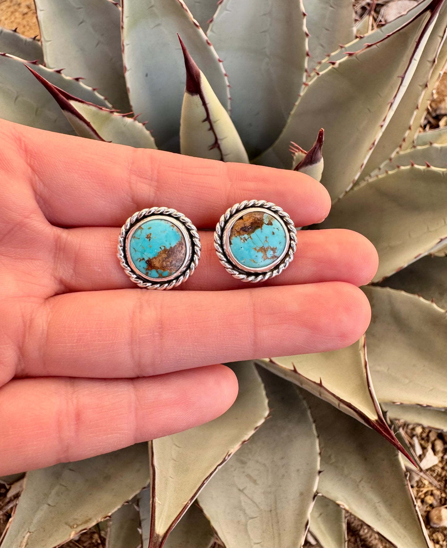 Stone Mountain Stud Earrings