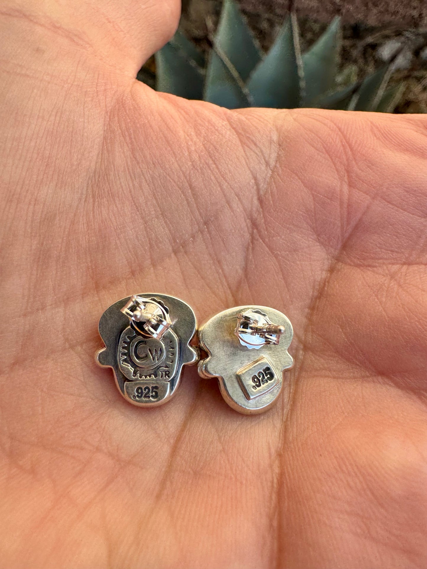 Small Palomino Stud Earrings