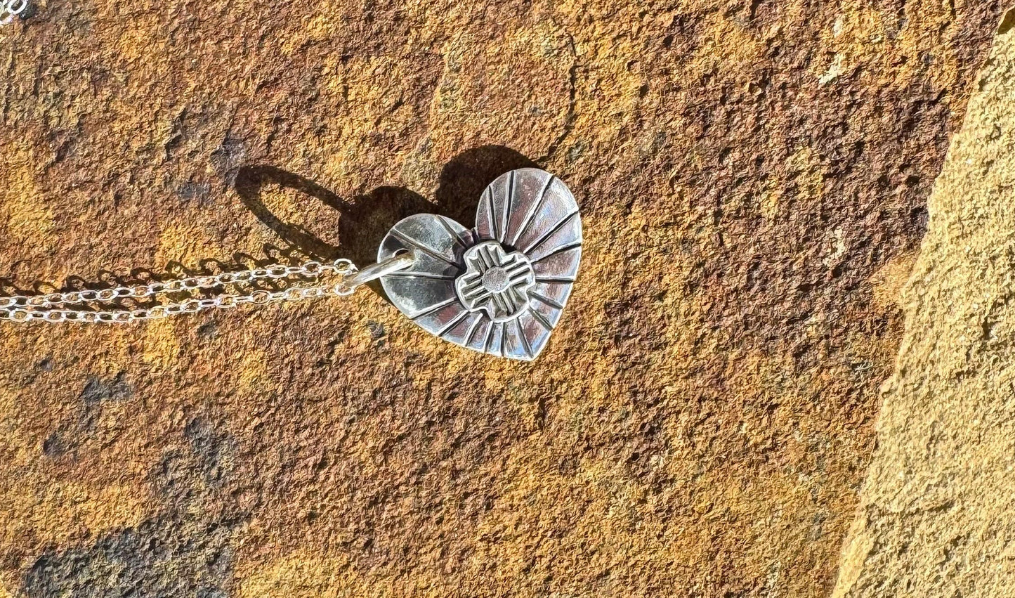 Heart Zia Necklace